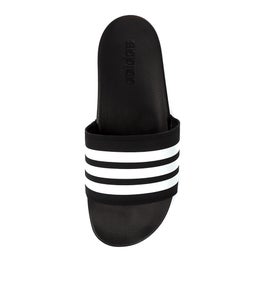 ADILETTE COMFORT W BLACK WHITE BLACK SMOOTH