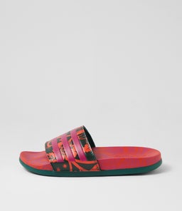 ADILETTE COMFORT W MAGENTA C GREEN SMOOTH