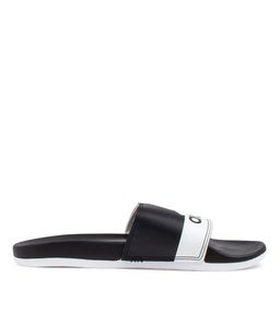 ADILETTE COMFORT BLACK WHITE WHITE SMOOTH