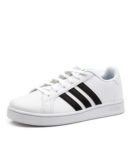 GRAND COURT K JNR WHITE BLACK WHITE SMOOTH