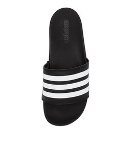ADILETTE COMFORT AD BLACK WHITE BLACK SMOOTH