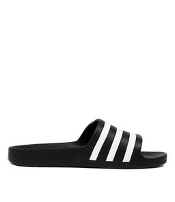 ADILETTE AQUA K JNR AD BLACK WHITE BLACK SMOOTH