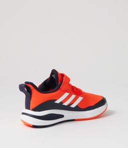 FORTARUN EL K JNR AD ORANGE WHITE INK MESH