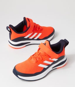 FORTARUN EL K JNR AD ORANGE WHITE INK MESH