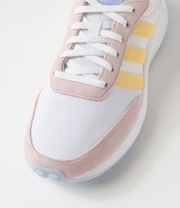 RUN 70S W AD WHITE YELLOW PINK LEATHER