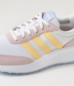 RUN 70S W AD WHITE YELLOW PINK LEATHER