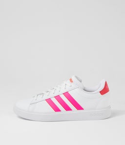 GRAND COURT 2.0 W AD WHITE PINK BRIGHT RED LEATHER