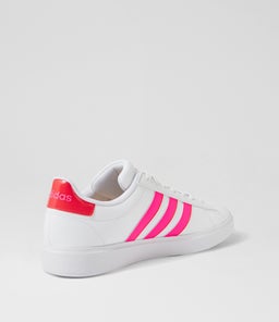 GRAND COURT 2.0 W AD WHITE PINK BRIGHT RED LEATHER