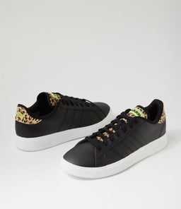 GRAND COURT BASE 2.0 W AD BLACK BLACK LIME LEATHER