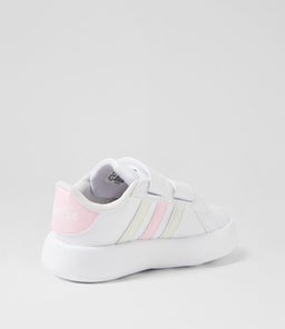 GRAND COURT 2.0 CF I TOT AD WHITE JADE CLEAR PINK TEXTILE