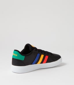 GRAND COURT 2.0 K JNR AD BLACK LUCID BLUE GREEN SMOOTH