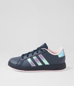 GRAND COURT 2.0 K JNR AD AURORA INK IRIDESCENT PINK TEXTILE