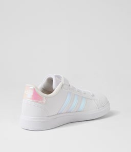 GRAND COURT 2.0 K JNR AD WHITE IRIDESCENT WHITE SMOOTH