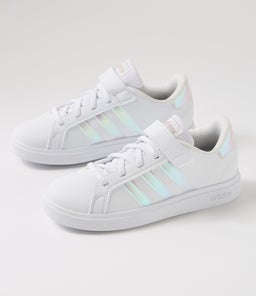 GRAND COURT 2.0 K JNR AD WHITE IRIDESCENT WHITE SMOOTH