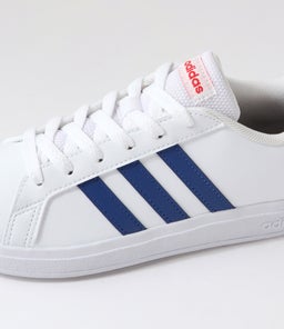GRAND COURT 2.0 K JNR AD WHITE ROYAL BLUE RED SMOOTH LEATHER