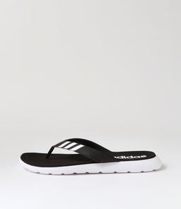 COMFORT FLIP FLOP M AD BLACK WHITE BLACK SMOOTH