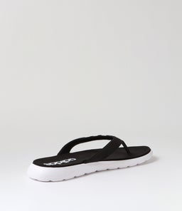 COMFORT FLIP FLOP M AD BLACK WHITE BLACK SMOOTH