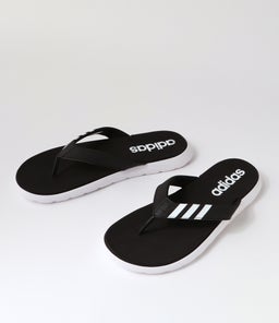 COMFORT FLIP FLOP M AD BLACK WHITE BLACK SMOOTH