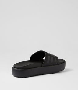 ADILETTE PLATFORM W AD BLACK BLACK SMOOTH