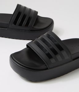 ADILETTE PLATFORM W AD BLACK BLACK SMOOTH