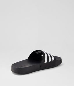 ADILETTE SHOWER AD BLACK WHITE BLACK SMOOTH