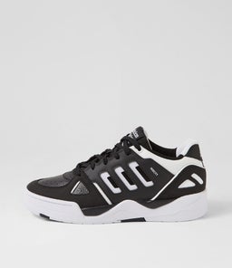 MIDCITY LOW M AD BLACK WHT BLACK TEXTILE