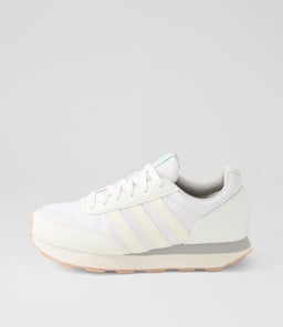 RUN 60S 3.0 W AD WHITE WHITE CRYSTAL LEATHER