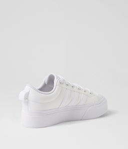 BRAVADA 2.0 MID PLATFORM W AD WHITE WHITE TEXTILE