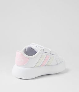 GRAND COURT 2.0 CF PRE AD WHITE JADE CLEAR PINK TEXTILE