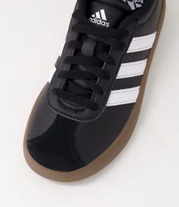 VL COURT 3.0 JNR AD BLACK WHITE GUM SUEDE