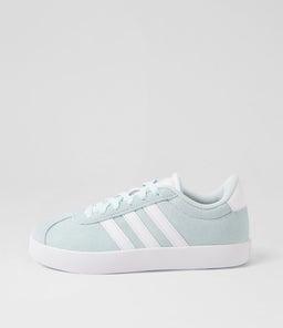 VL COURT 3.0 JNR AD HALO MINT WHITE BLACK SUEDE