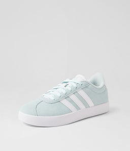 VL COURT 3.0 JNR AD HALO MINT WHITE BLACK SUEDE