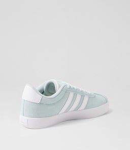 VL COURT 3.0 JNR AD HALO MINT WHITE BLACK SUEDE