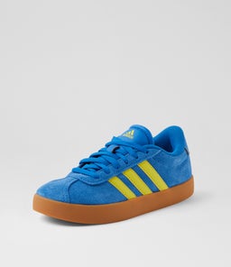 VL COURT 3.0 JNR AD BRIGHT ROYAL PURE SULFUR GUM10 SUEDE
