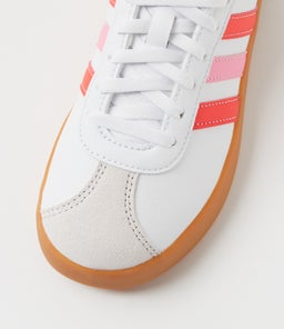 VL COURT 3.0 JNR AD WHITE BRIGHT RED BLISS PINK SMOOTH SUEDE