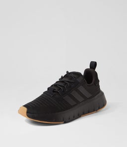 SWIFT RUN 23 W AD BLACK BLACK GUM TEXTILE