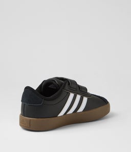 VL COURT 3.0 CF I TDLR AD BLACK WHITE BLACK SMOOTH SUEDE