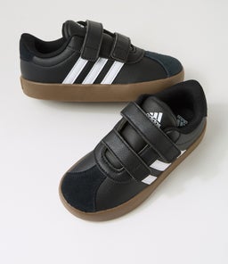 VL COURT 3.0 CF I TDLR AD BLACK WHITE BLACK SMOOTH SUEDE