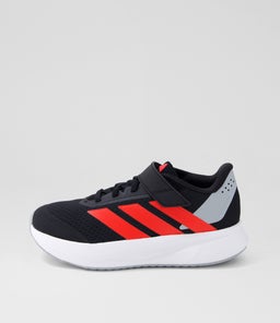 DURAMO SL2 EL C JNR AD BLACK LUCID RED HALO SILVER TEXTILE