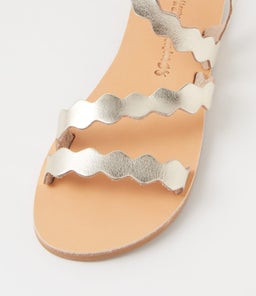 THEONI SANDAL AF GOLD LEATHER