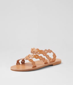IKARIA SANDAL AF TAN LEATHER