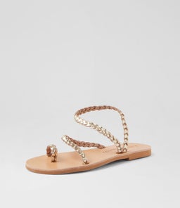 CLIO SANDAL AF GOLD LEATHER