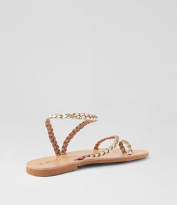 CLIO SANDAL AF GOLD LEATHER