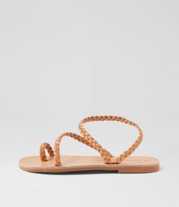 CLIO SANDAL AF TAN LEATHER