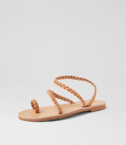 CLIO SANDAL AF TAN LEATHER