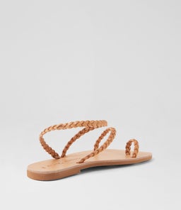 CLIO SANDAL AF TAN LEATHER