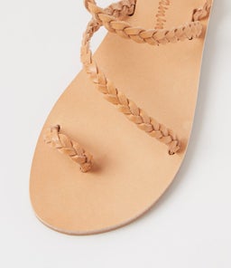 CLIO SANDAL AF TAN LEATHER