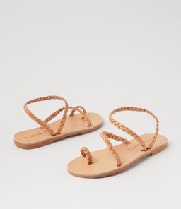 CLIO SANDAL AF TAN LEATHER