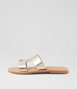 MAIA SANDAL AF GOLD LEATHER