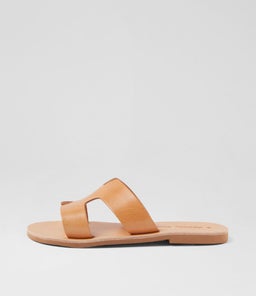MAIA SANDAL AF TAN LEATHER